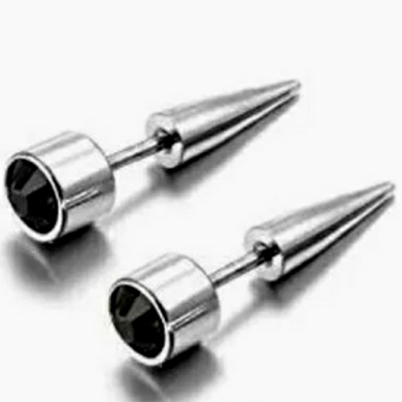 Other - Funky STAINLESS steel earrings Body pier…